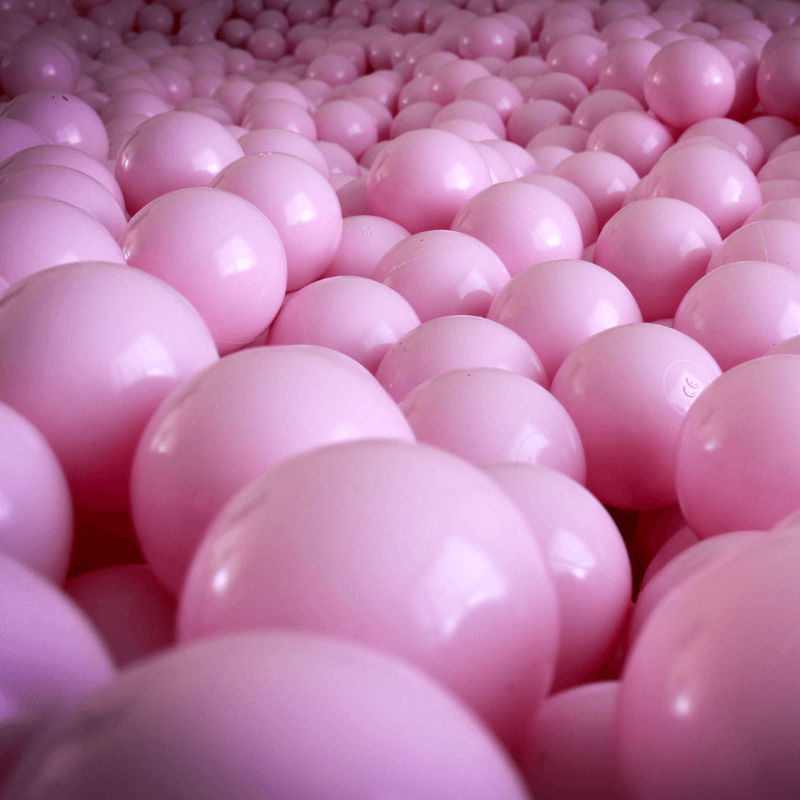 roze ballenbak ballen