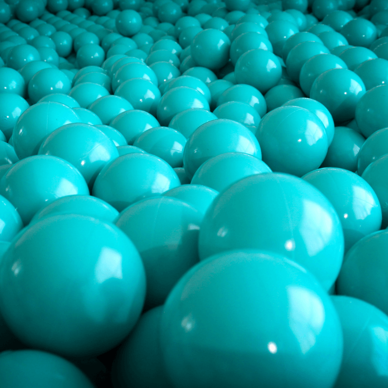 turquoise ballenbak ballen